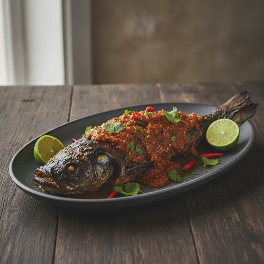 Grilled catfish platter