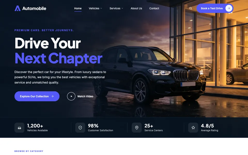 Chapter template home page