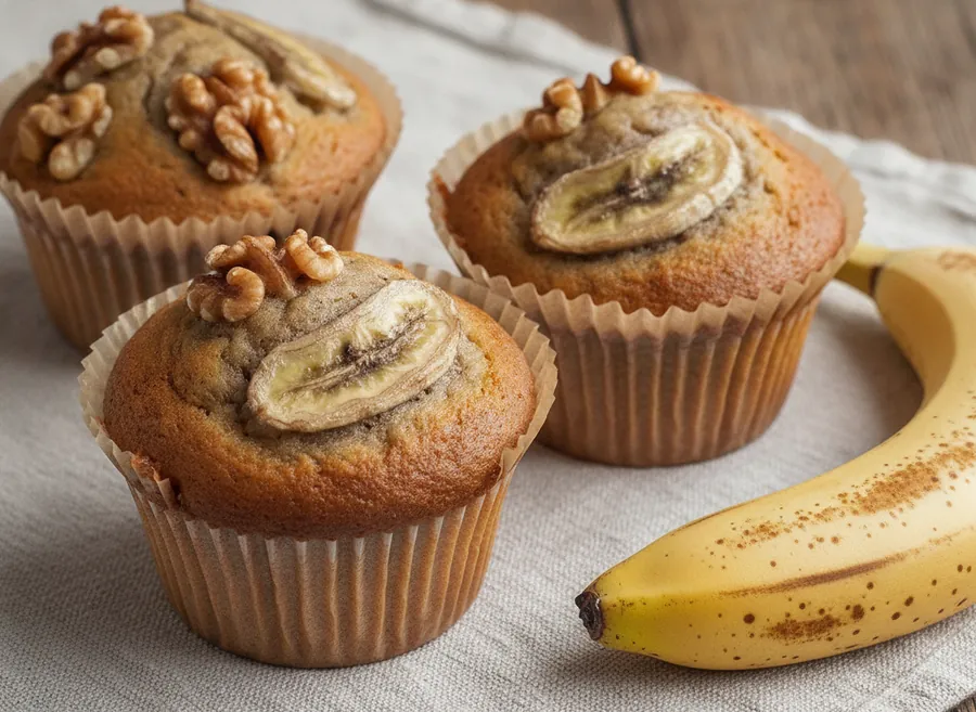 Banana Walnut Muffin