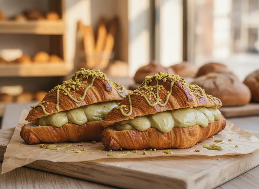 Pistachio Cream Croissant