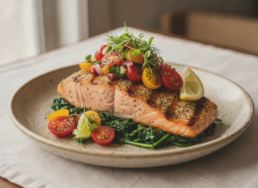 Herb-Crusted Salmon