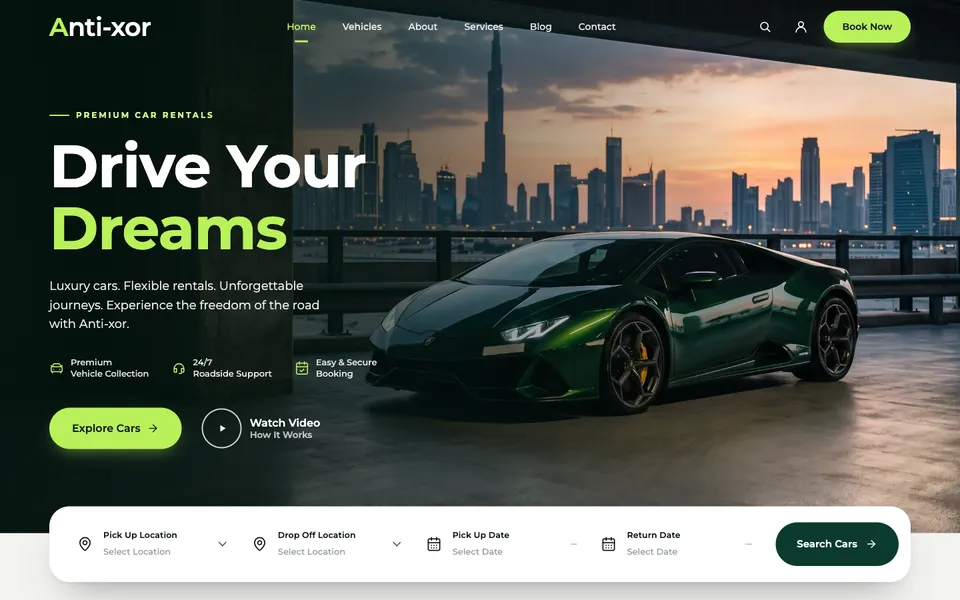 Velocity template home page