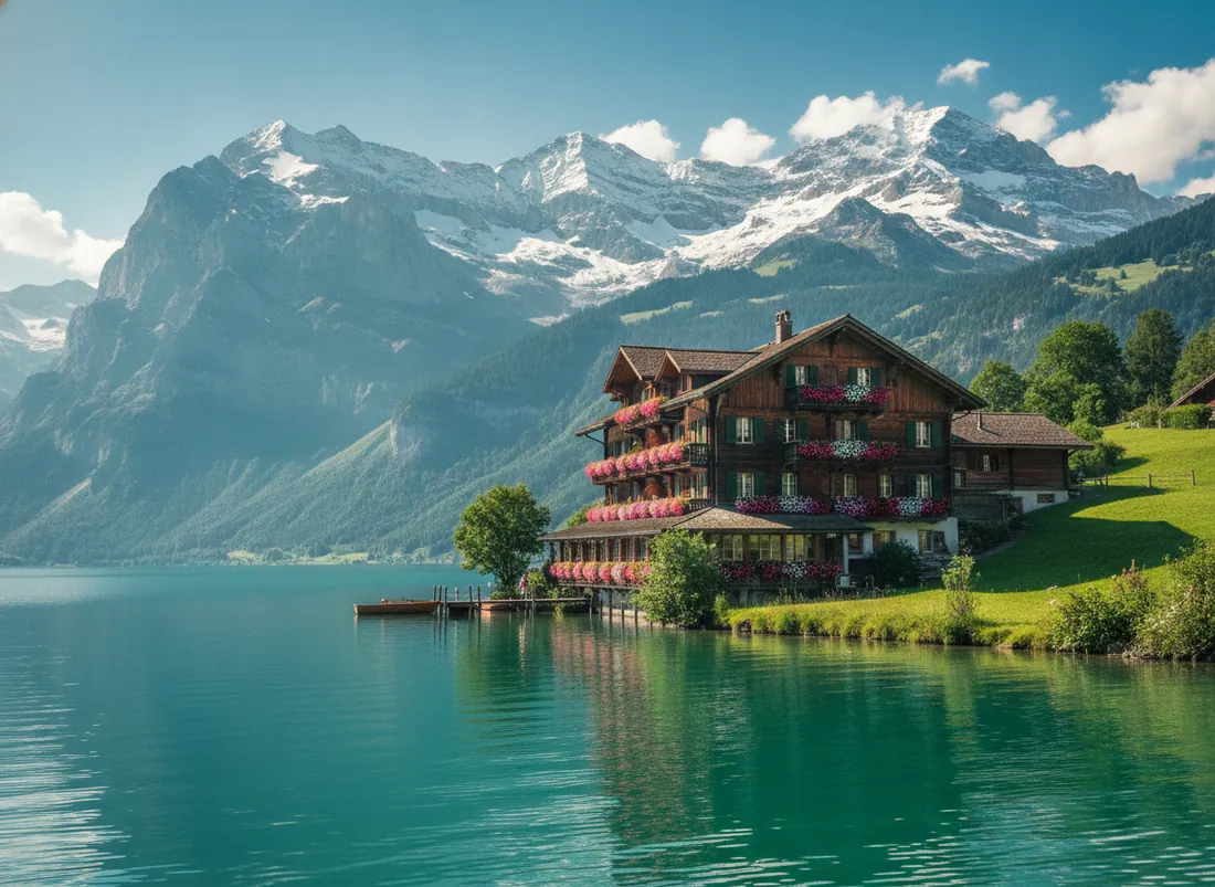 Lakeside Alpine Chalet